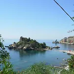 Taormina Castle And Sea View